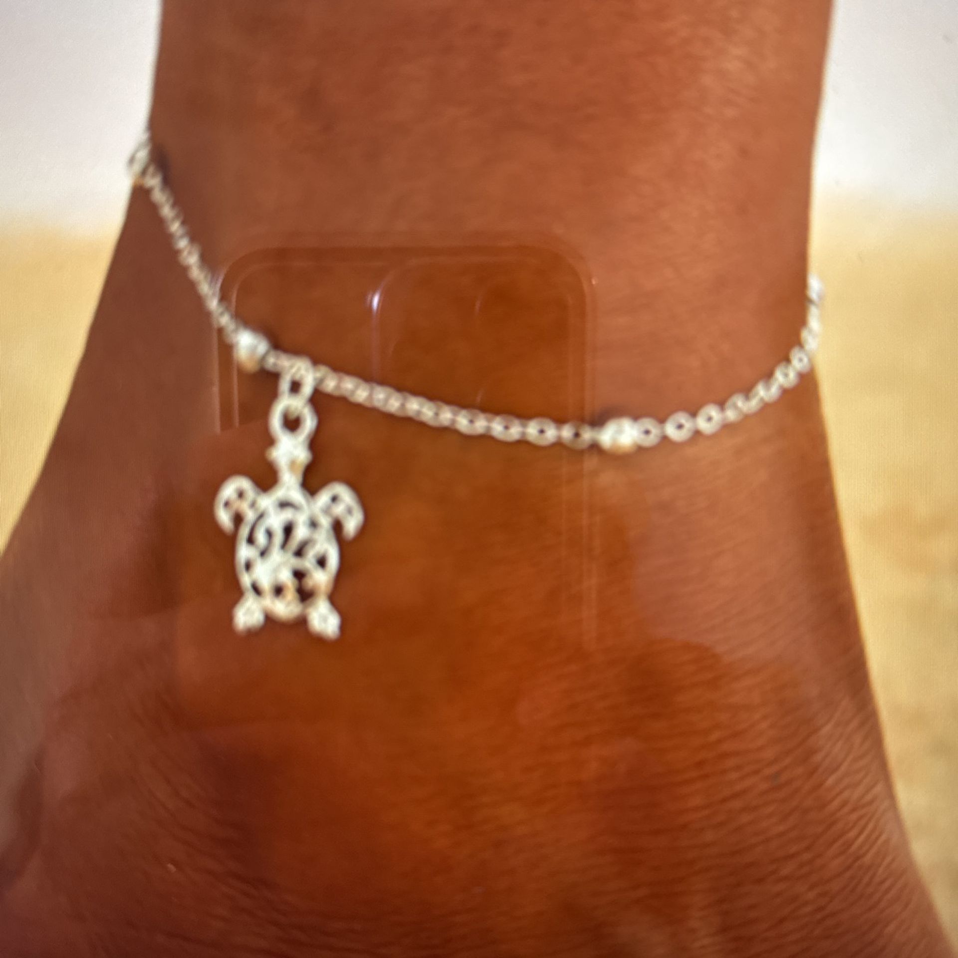 New Turtle Pendants And Chain Anklet Super Cute