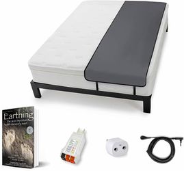 Ultimate Longevity Ground Therapy Sleep Mat 27x84” SINGLE with Earthing Book