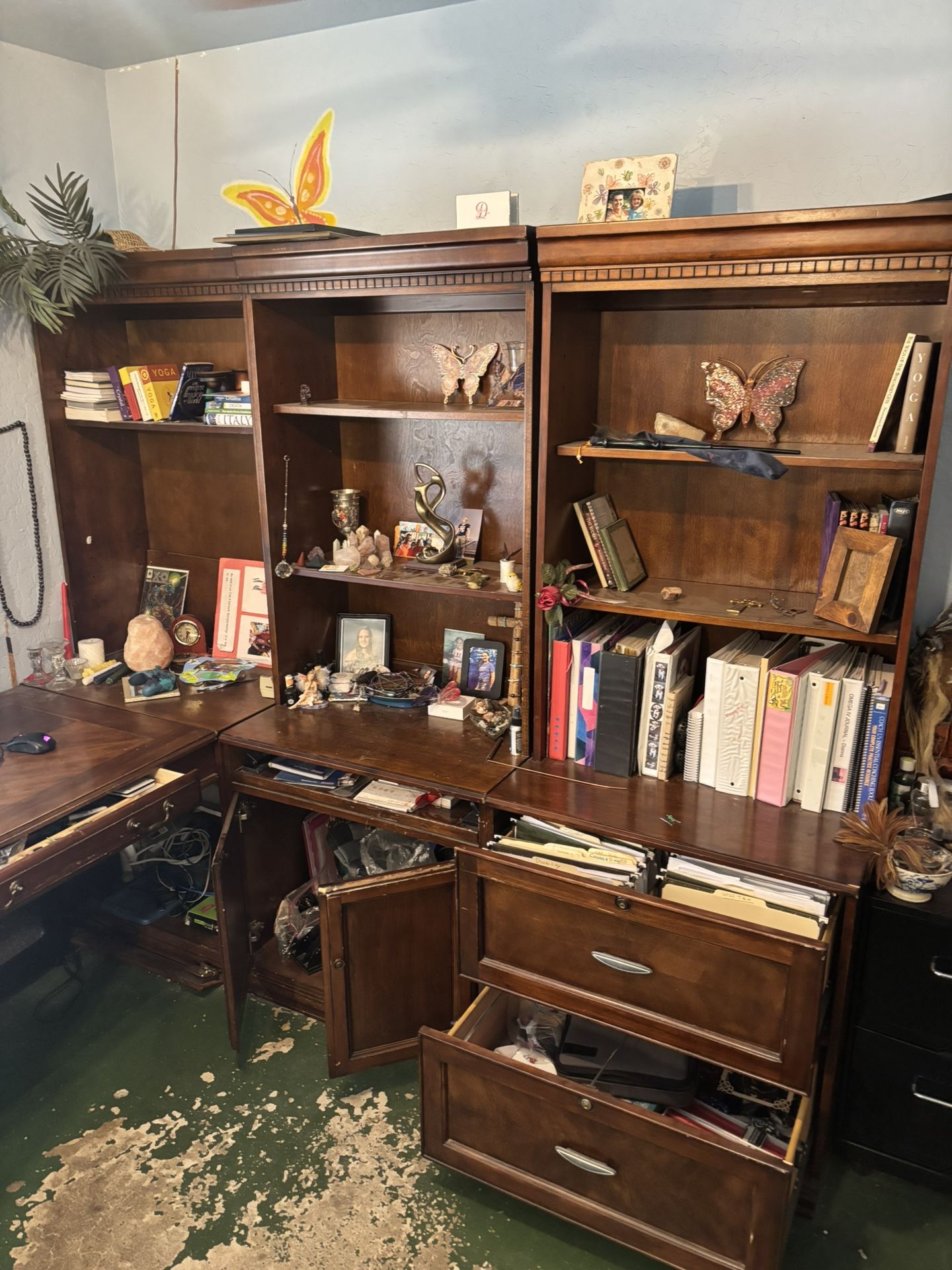 Wall Unit. (everything Will Be Cleaned And Removed Upon Purchase.)