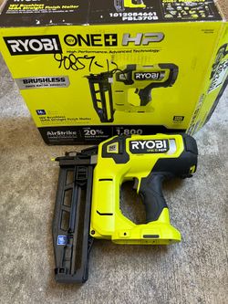 RYOBI ONE+ HP 18V Brushless Cordless 16-Gauge Straight Finish Nailer (Tool Only)