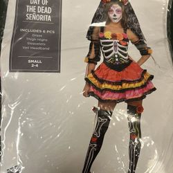 Day Of The Dead Señorita Costume