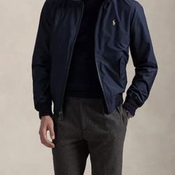 Mens Ralph Lauren Navy Blue Jacket XL  