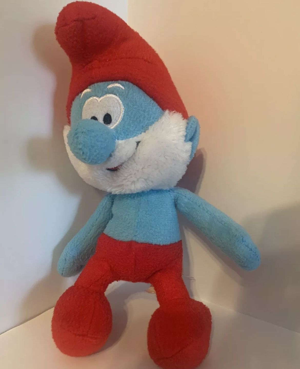 Papa Smurf plush stuffed collectible Toy - Peyo - Nanco Produced 11-30-2011