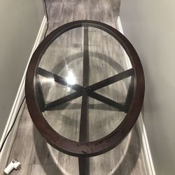 Glass-top  Coffee Table For Sale (46x28x19)