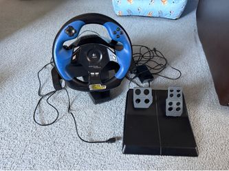 Logitech driving force steering wheel