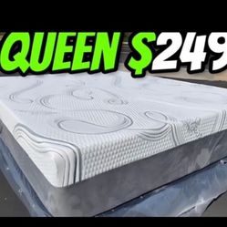 Queen Size Organic Hybrid Cool Memoryfoam Mattress 