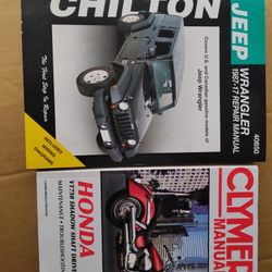 Manuals For Honda Shadow And Jeep Wrangler 