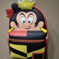 Brand New With Tag Queen Of Hearts Loungefly Backpack Purse