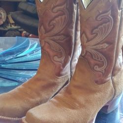 STETSON HANDMADE BOOTS. S.-9 paid. $270.