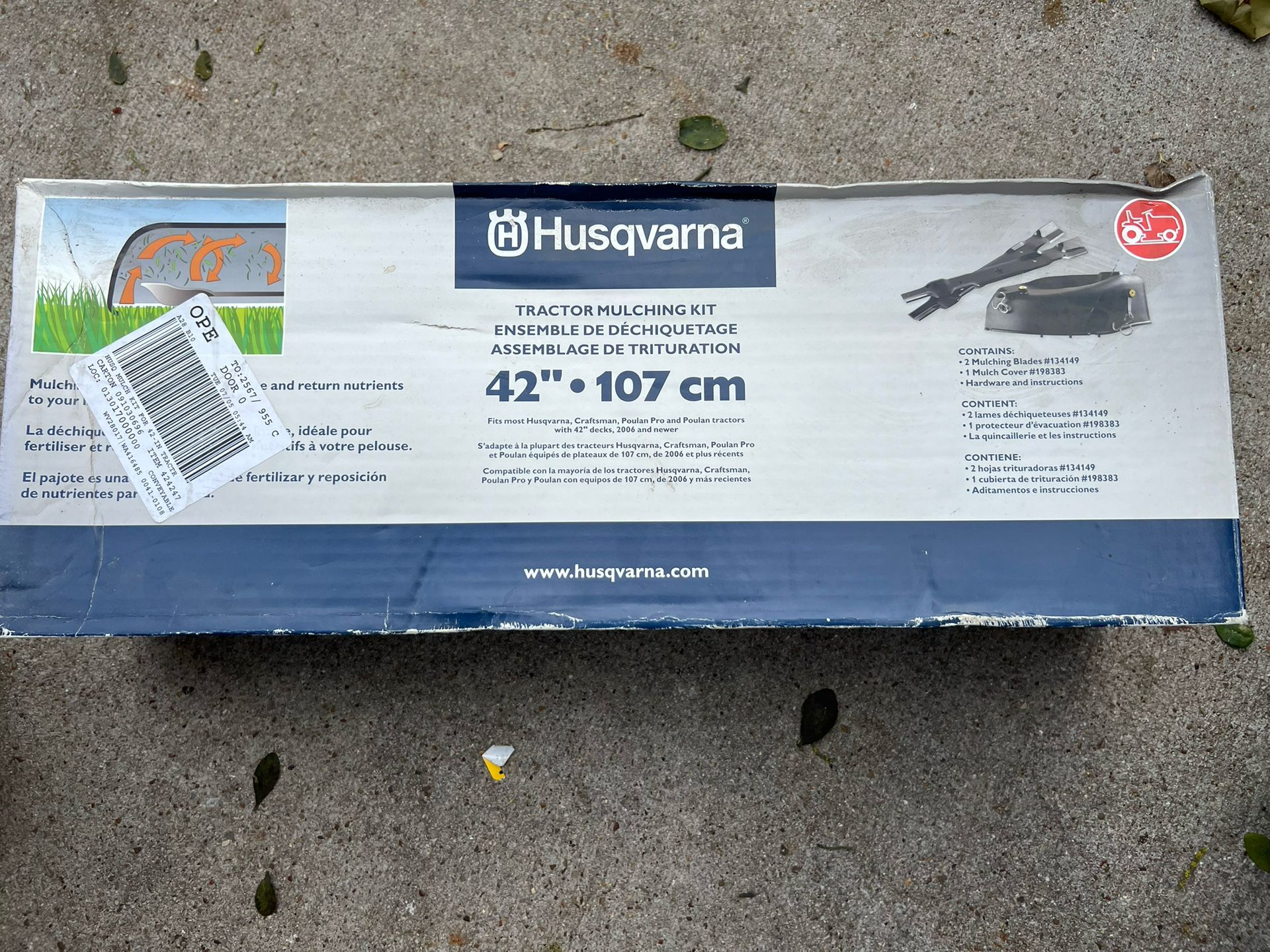 Tractor Mulching Kit