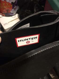 Hunter Women’s Black Rain Boots  Size 8 