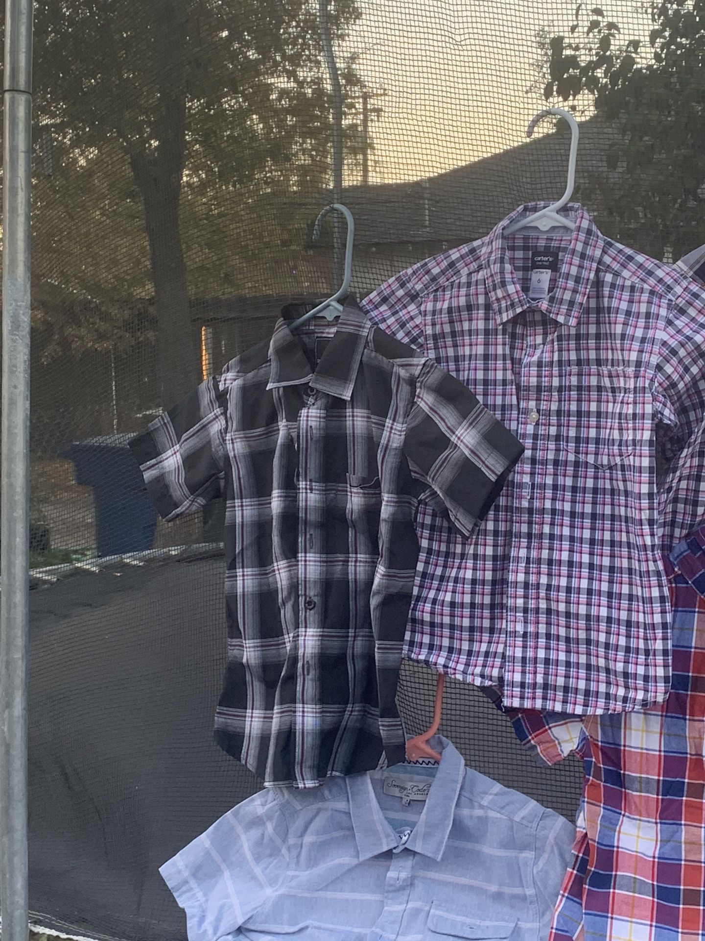 Size 5 And 6 Boys  Used Only Once Shirts (20 In Total) 