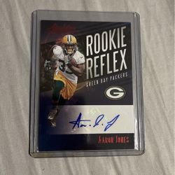 Aaron Jones Rookie Autograph Rookie Reflex Red