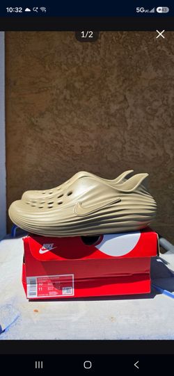 Nike size 10  Reactx Rejuven8 khaki color