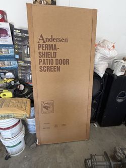 Patio screen door