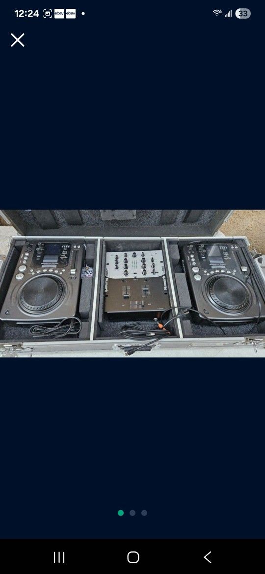 Turntables America Audio CD Players Numark Mixer Road Ready Coffin