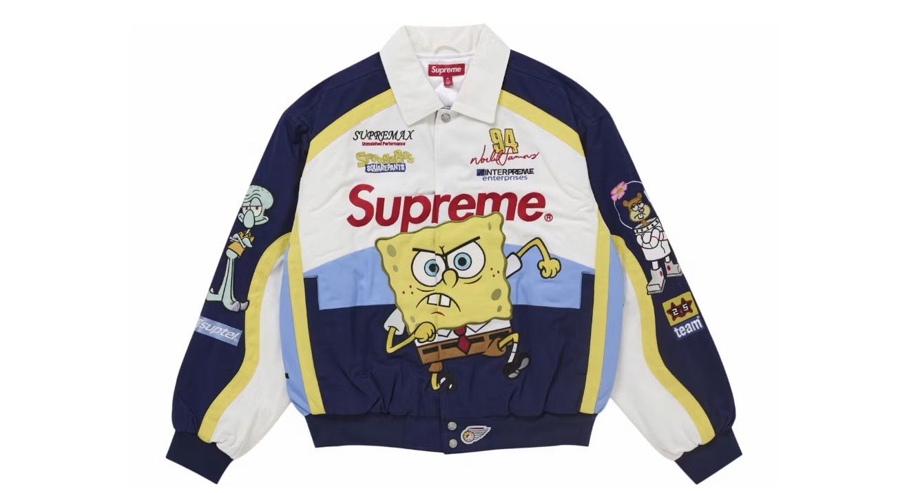 Supreme x Jeff Hamilton x SpongeBob
