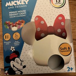 Minnie Mouse Squishy Multicolor Light
