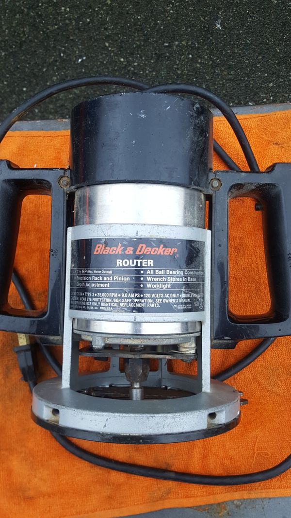 1 1/2hp black and Decker router for Sale in Lynnwood, WA - OfferUp