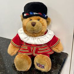 London Beefeater Teddy Bear Plush 15 Inch Tagged Keel Toys  Soft Toy 