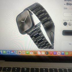 42 Black Apple Watch Band