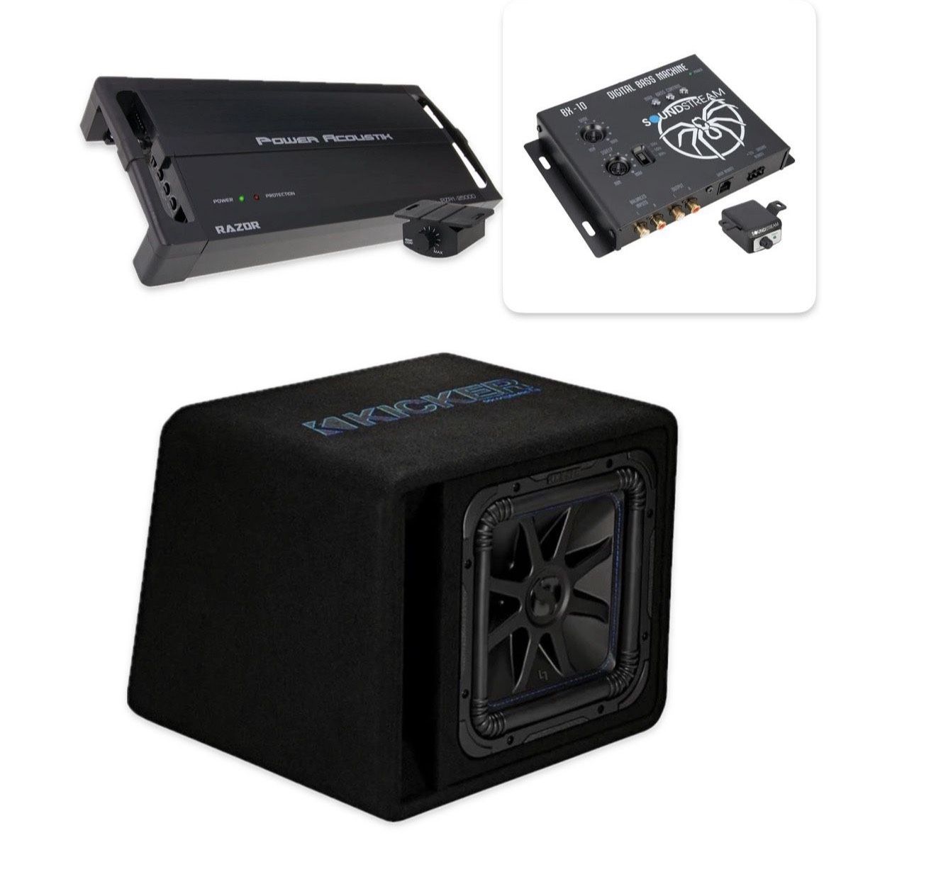 NEW BASS PACKAGE INSTALLATION INCLUDED