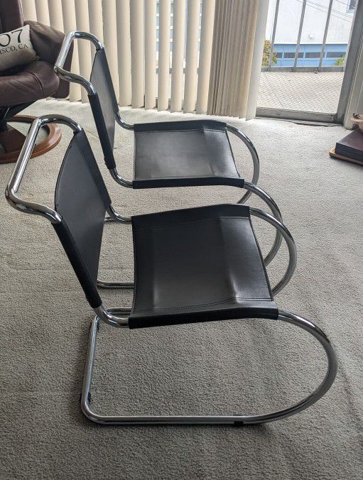 Vintage Cantilever Tube Chairs MR10 