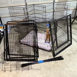 Pet Crate, Pen and Custom Kennel with Rods