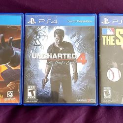 PS4 Video Game Lot 