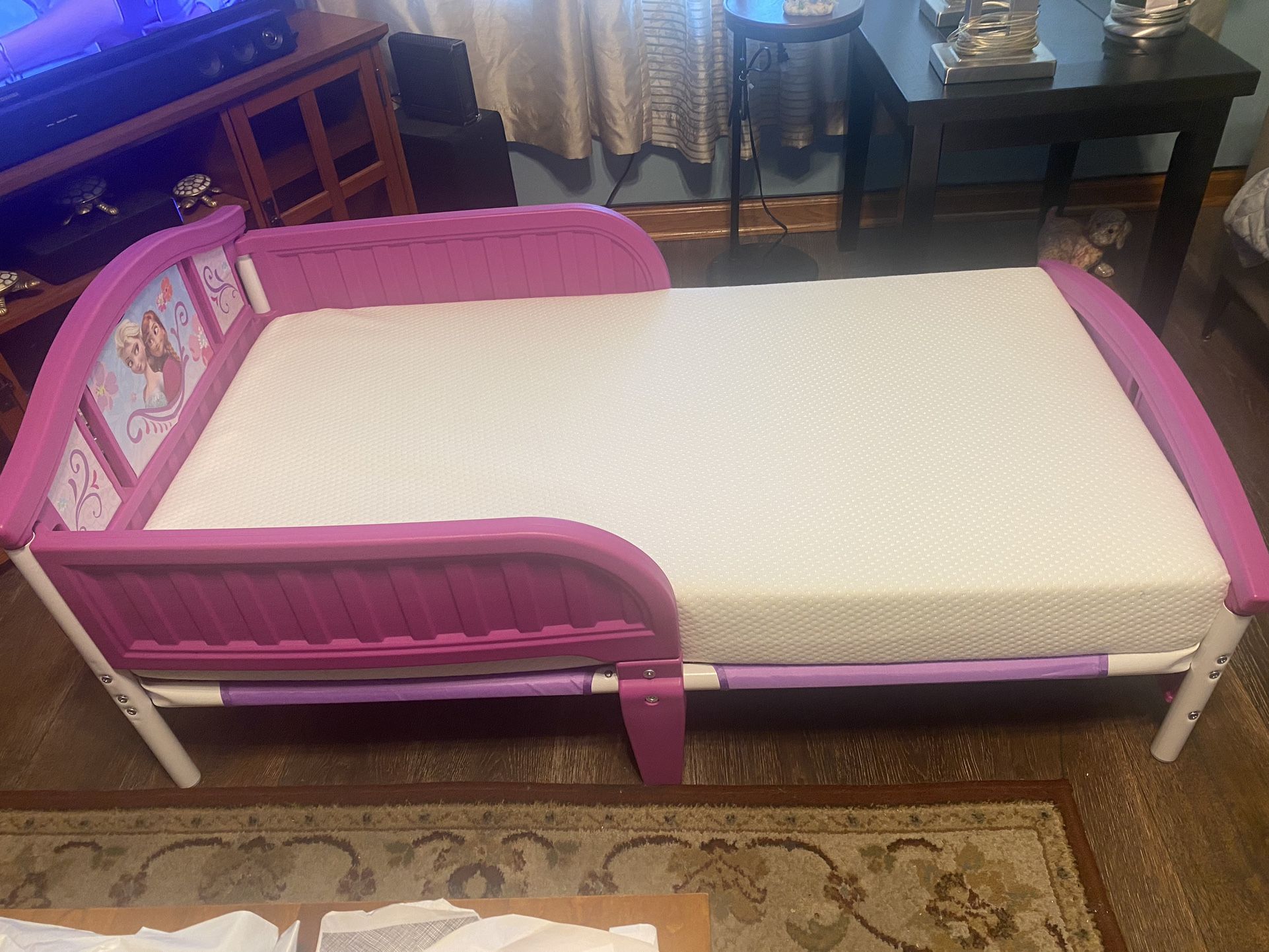 frozen bed with mattress