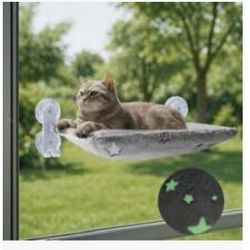 Cordless Cat Window For Large Cats Glow In The Dark Hammock With Hook  $20
