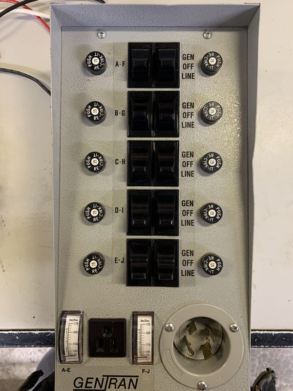 GenTran 30 Amp (120/240V 10 circuit) Indoor transfer switch for Sale in