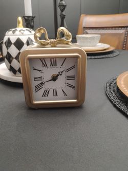 Gold clock