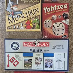 Lot of Board Games + Trivia