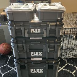 Flex Stack Pack Stackable Tool Boxes 