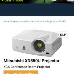 MITISUBISHI 3D  DLP  MODEL: XD55OU  OR BEST OFFER