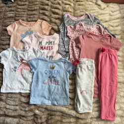 $5 baby girl clothing bundle sets