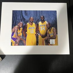 Kobe , Shaq , Malone And Payton 