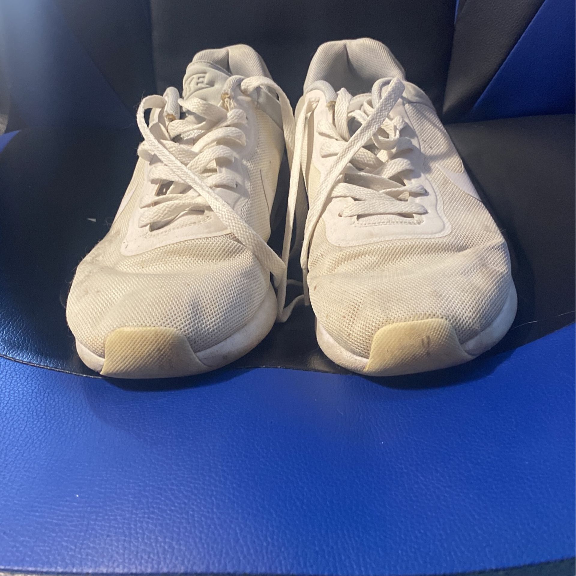 White Nike Running Shoes