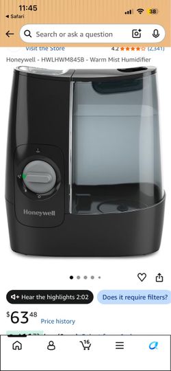 Honeywell humidifier
