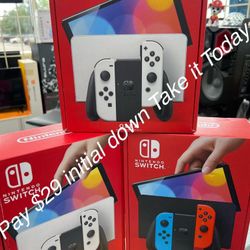 Nintendo Switch Oled New Sealed No Credit Needed Pay Down Only