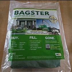 WM Green Waste Management Bagster 8x4x2' 6" 3 cu yd New