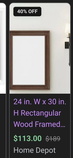 24x30 Mirror