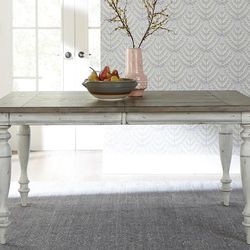 Moving Sale - French Country Style Table Made With Real Wood // Purchased For $1100