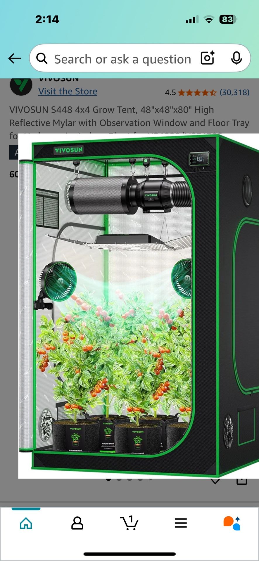 Vivosun Grow Tent