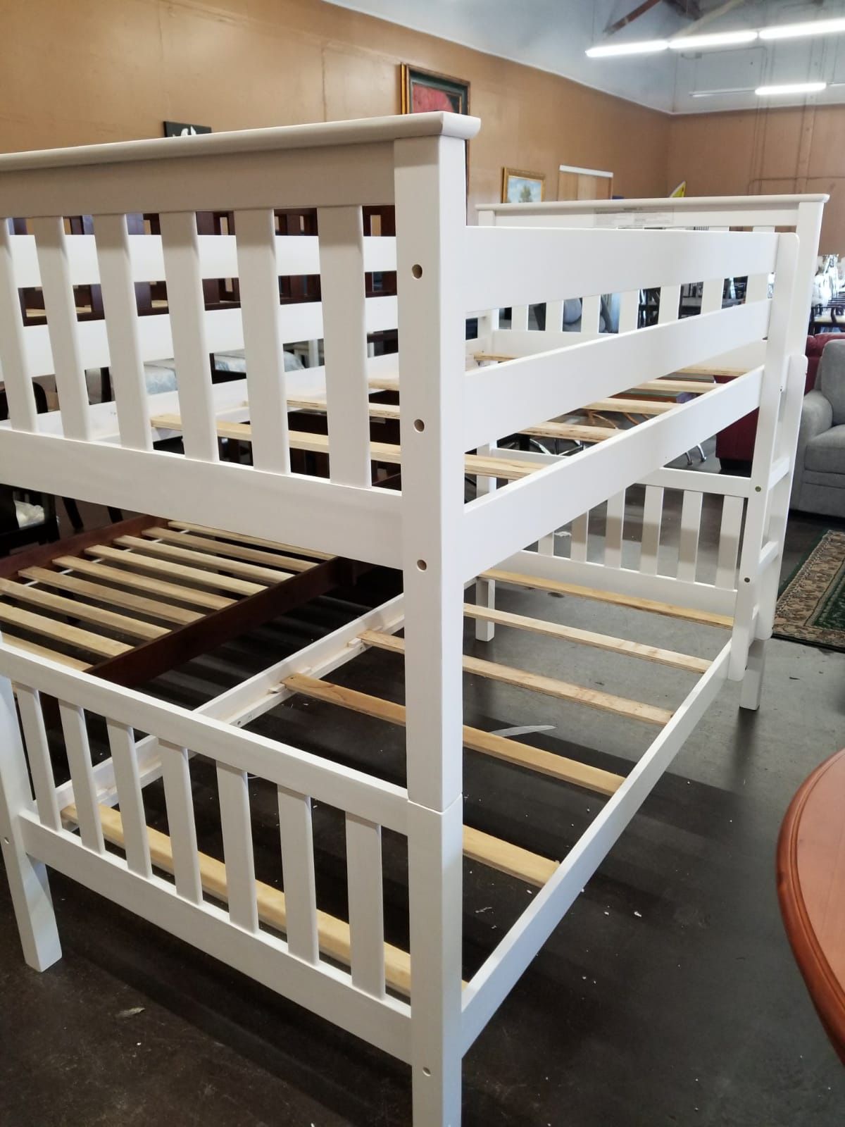 Solid wood twin size bunk bed