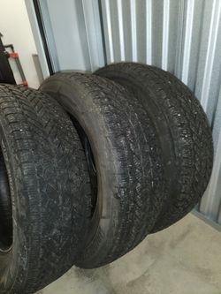 Snow Tires (3) Bridgestone 215/70R16