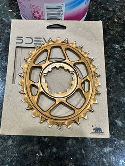 5DEV 30T Oval 3-bolt/3mm Chainring