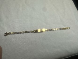 14k baby bracelet