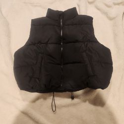 Black Puffer Vest